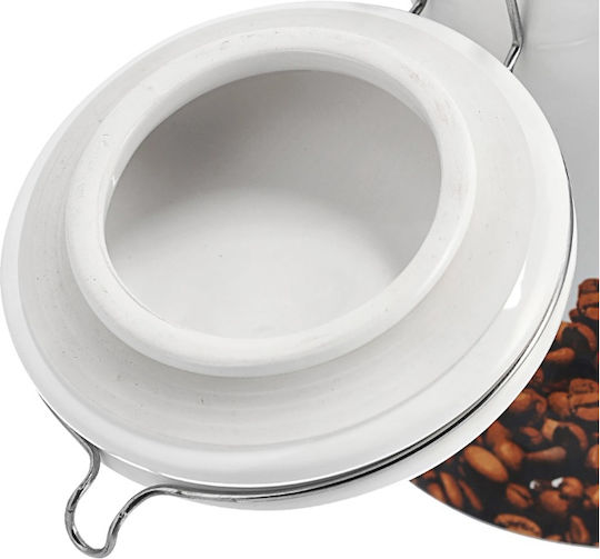 Zeller Vază Pentru Cafea Cu Plută Ceramică Maro 1100ml