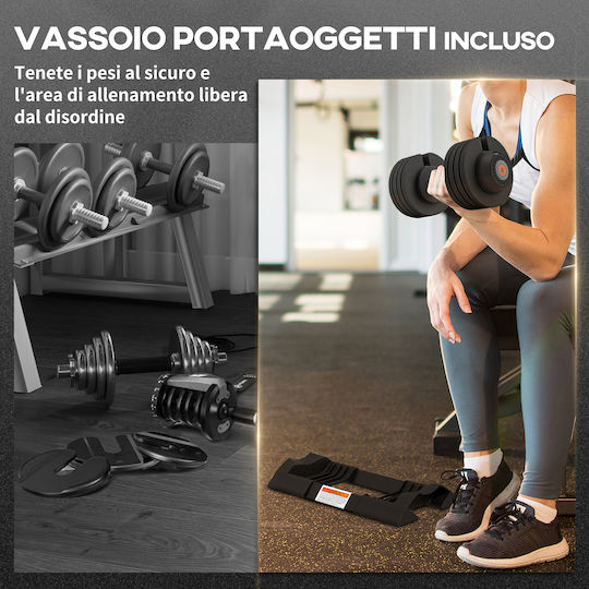 Sportnow Αλτήρες Σετ 2x 10kg με Βάση