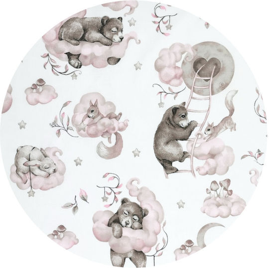 Qmini Baby Duvet Cover Set With Pillowcase Pink 140x200cm