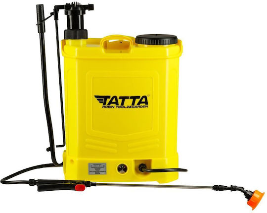 Tatta Pulverizator cu presiune 12V cu Baterie 8Ah cu Capacitate 16lt în culoarea Gri