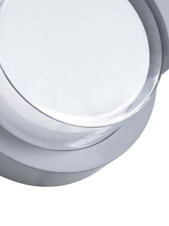 GloboStar Apex Wall-Mounted Outdoor Ceiling Lamp LED IP65 10W With Natural White Light 17x17x9cm