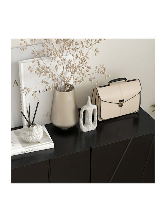 Wooden Shoe Organizer Black 72x31.5x95cm