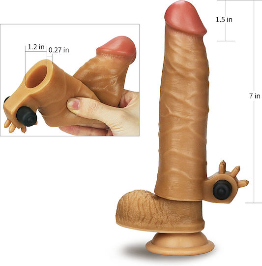 Lovetoy Προέκταση Πέους Καφέ 3.81cm