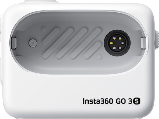 Insta360 GO 3S Standard Edition 128GB Action Camera 4K Ultra HD 360° Capture Underwater with Screen 2" and Wi-Fi White
