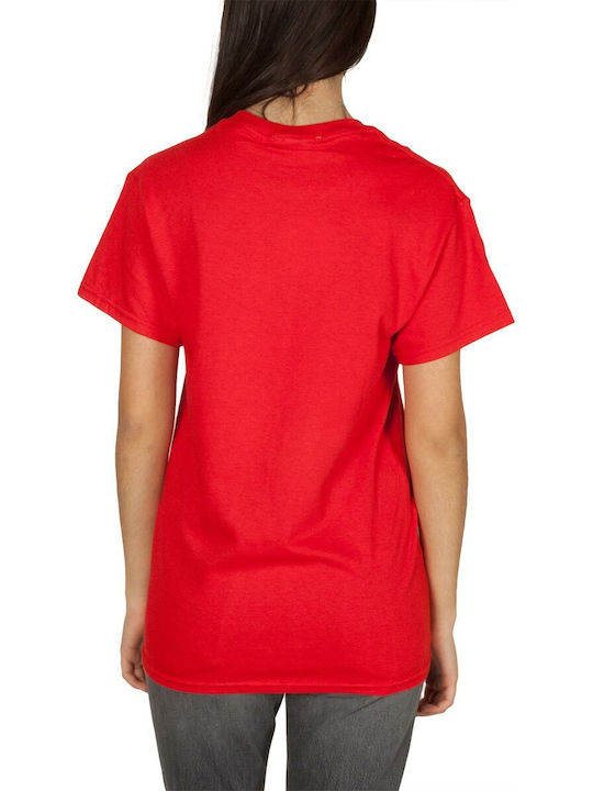 Daisy Street Women's Oversized T-shirt Floral Red