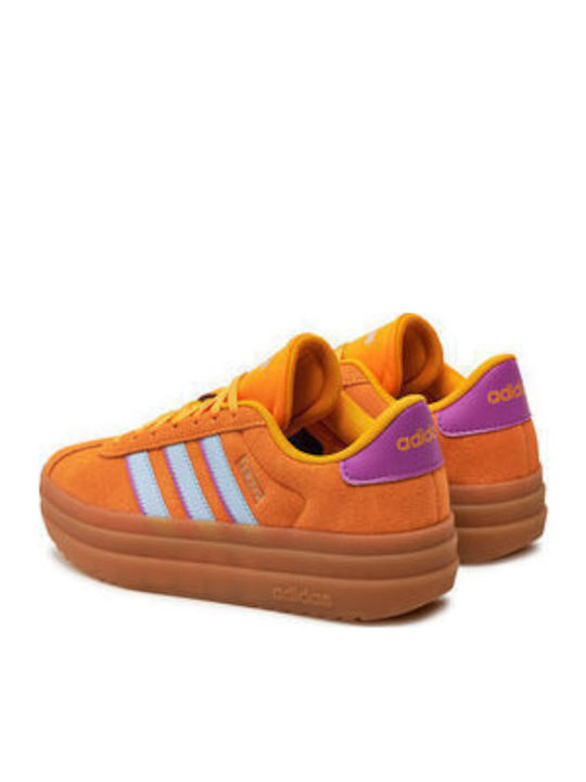 Vl Court Bold Flatforms Sneakers Orange