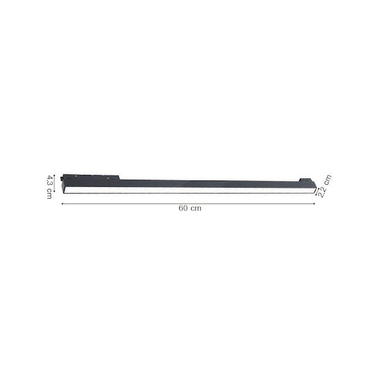 Inlight Commercial Linear LED Ceiling Light 36W Warm White L60xD4cm