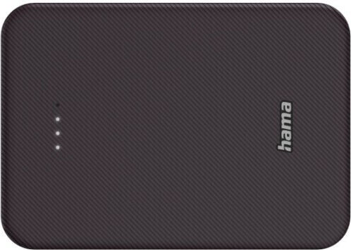 HAMA Colour 10 Power Bank 10000mAh with USB-A Port and USB-C Port Plum