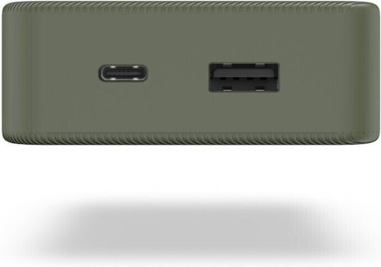 HAMA Colour 20 Power Bank 20000mAh με Θύρα USB-A και Θύρα USB-C Πράσινο