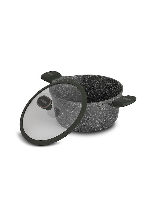 Nava Βαθιά Κατσαρόλα από Αλουμίνιο 4.3lt / 24cm