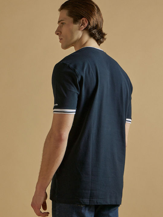 Polo Blouse Navy Blue