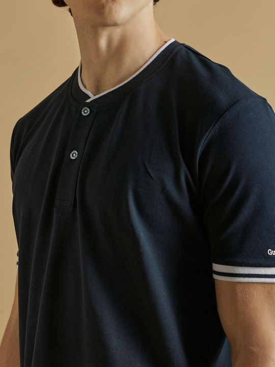 Polo Blouse Navy Blue