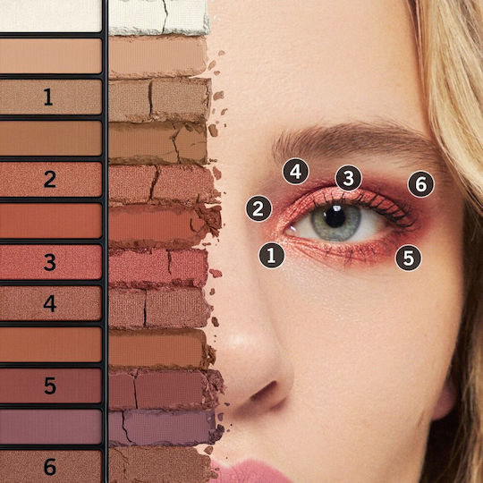 Rimmel London Magnif Contouring Palette Lidschatten Palette mit Gepressten Puder in Mehrfarbig 14gr