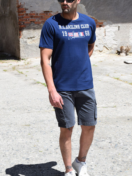 T-shirt Μπλε Σκούρο