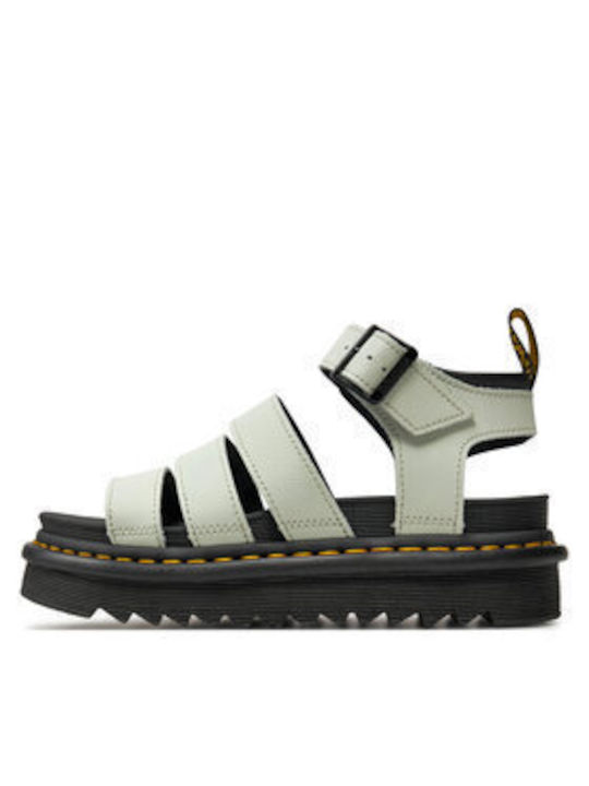 Dr. Martens Blaire Damen Flache Sandalen in Weiß Farbe