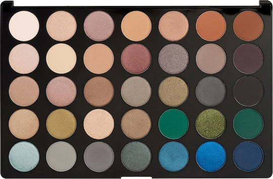 Profusion Cosmetics 35 Shade Multi-Finish Eye Shadow Palette Palette with Pressed Powder Eye Shadows in Solid Form 45g