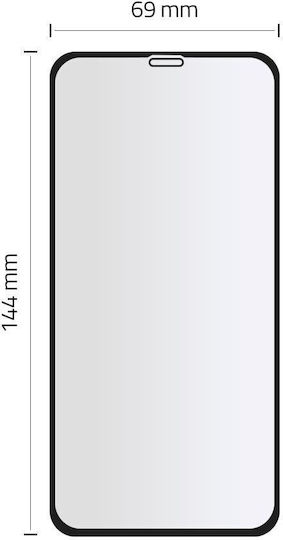 Hofi 0.3mm Full Face Tempered Glass Μαύρο (iPhone 11 / XR)