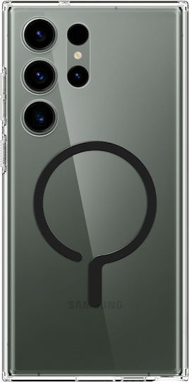 Spigen Ultra Hybrid Onetap Задна корица Пластмаса 2мм Черен (Galaxy S23 Ultra)