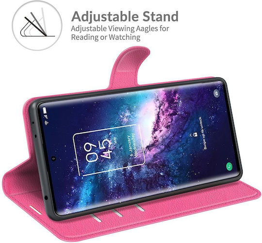 Wallet Σιλικόνης Ροζ (TCL 20 Pro 5G)