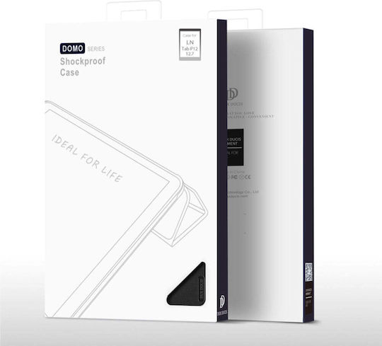 Dux Ducis Domo Flip Cover Black (Lenovo Tab P12 12.7")