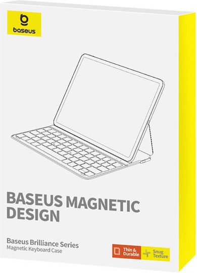Baseus Brilliance Flip Cover Πλαστικό Μαύρο (Universal 10.9")