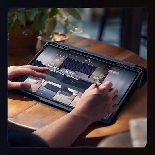 Nillkin Bumper Pro Protective Flip Cover Μαύρη (Samsung Galaxy Tab S9+)