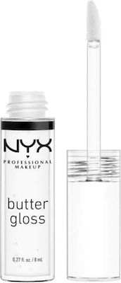 Nyx Professional Makeup Butter Luciu de buze Sticlă de zahăr 8ml