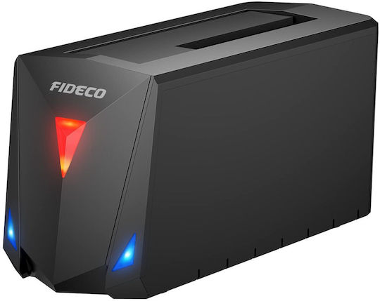 Fideco Docking Station pentru 2 Hard Disk-uri SATA 2.5" / 3.5" cu conectivitate USB 3.0