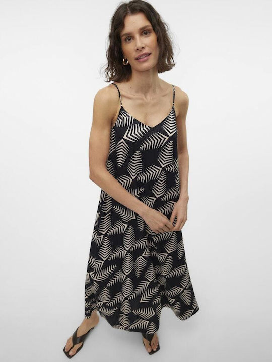 Vero Moda Dress with Ruffle Black