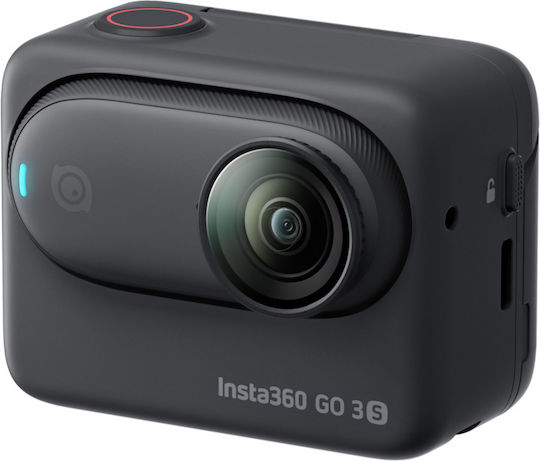 Insta360 GO 3S Standard Edition 64GB Action Camera 4K Ultra HD 360° Capture Underwater Midnight Black with Screen 2" and Wi-Fi Black