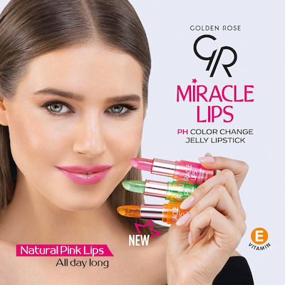 Golden Rose Gr Miracle Lips Color Change Jelly Lippenstift Lang anhaltend