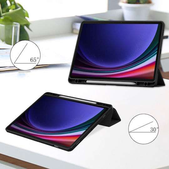 Tech-Protect Husă Flip Cover SC Pen Hybrid Neagră Galaxy Tab S9+