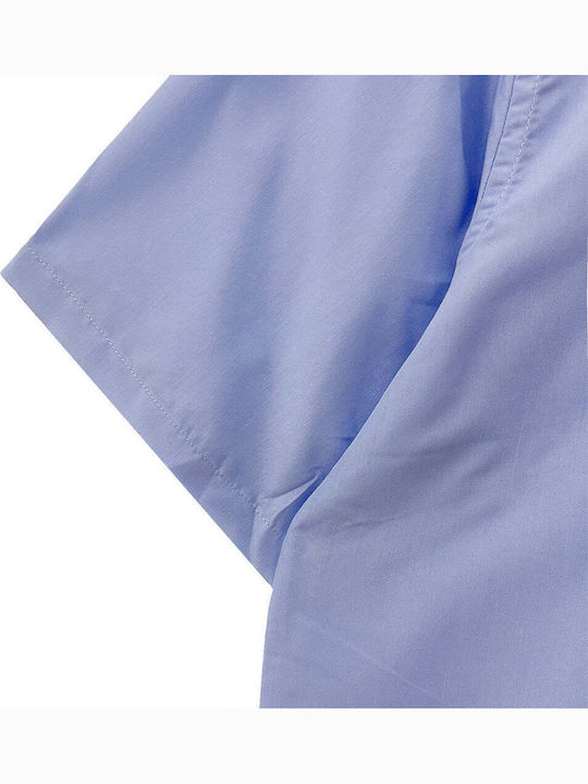 Men's Cotton Short-Sleeve Shirts with Pocket