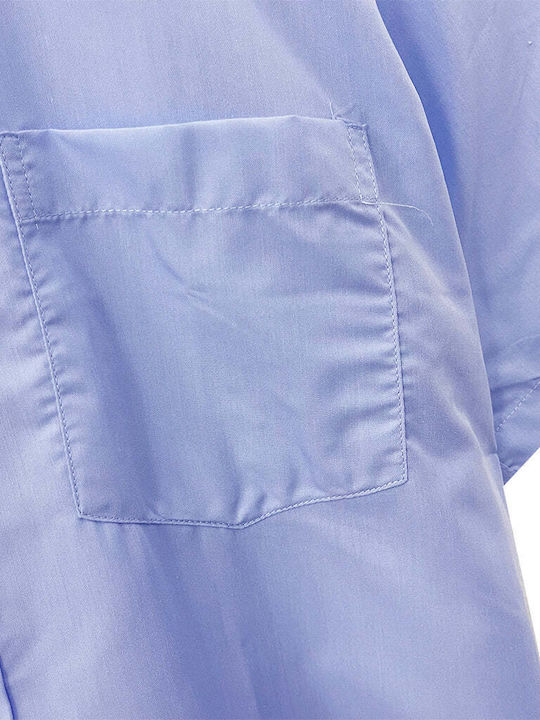 Men's Cotton Short-Sleeve Shirts with Pocket