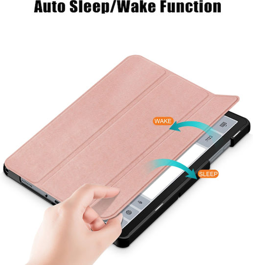 Techsuit Foldpro Flip Cover Rose Golή (Galaxy Tab A9+ / Galaxy Tab A11+) KF2317035