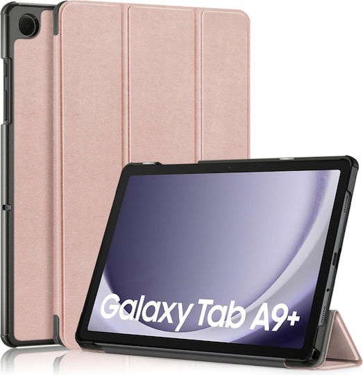 Techsuit Foldpro Flip Cover Rose Golή (Galaxy Tab A9+ 11") KF2317035