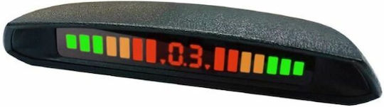 Bene Car Parking System with Screen and 4 Sensors 20mm in Black Color