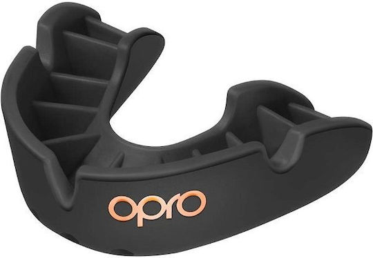 Opro Bronze Schutzmaske für den Mund Senior Schwarze mit Etui