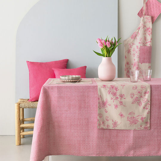 Palamaiki Tablecloth TAT10 Fuchsia 150x180cm