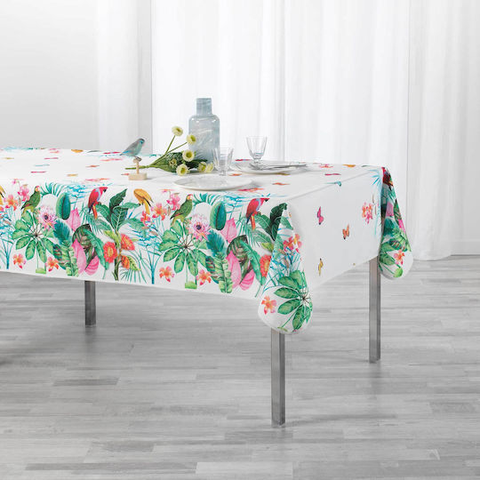 Douceur d'Intérieur Τραπεζομάντηλο Αλέκιαστο L-C Tropical Vintage Πολύχρωμο 150x240εκ.