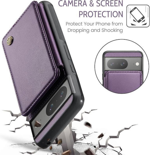 Luminus Wallet Πλαστικό Μωβ (Google Pixel 8Nokia C22)