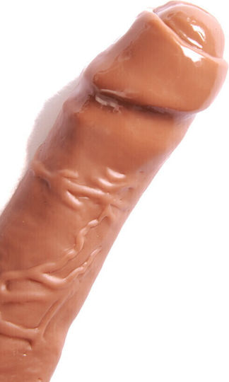 Sweetvibes Ρεαλιστικό Dildo με Βεντούζα Καφέ 21cm