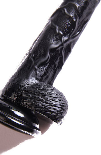 Sweetvibes Realistic Dildo With Suction Cup Black 18cm