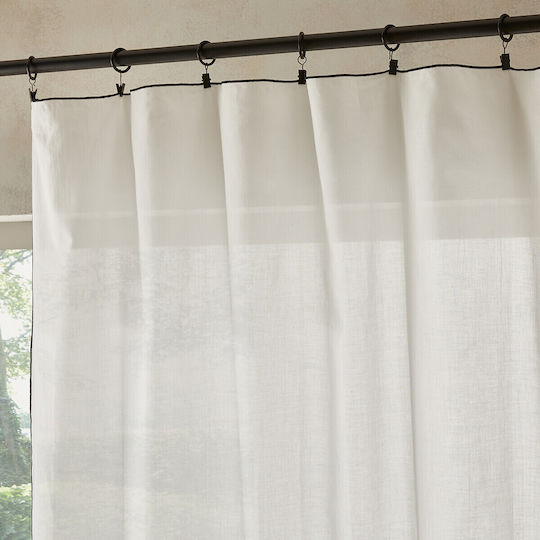 Κουρτίνα Οργανικό Βαμβακερό Βουάλ 140x260 Cm