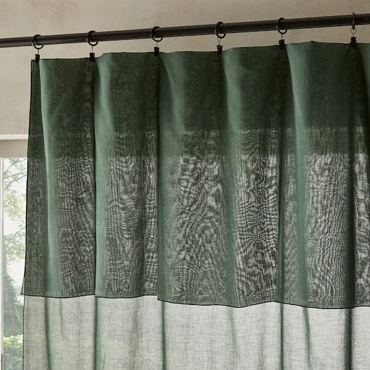 Organischer Baumwoll-Voile-Vorhang 140x320 cm