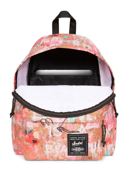 Eastpak Day Pak'r Ученическа Раница за Гимназия Кафява с Джоб за Бутилка 24л