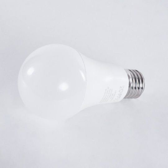 GloboStar Smart LED Bulb 12W for Socket E27 and Shape A60 Adjustable White 1200lm Dimmable