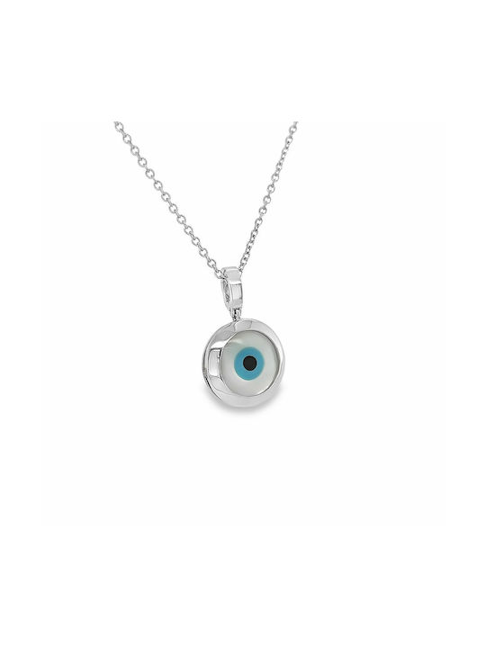 Xryseio Charm Eye from White Gold 18k