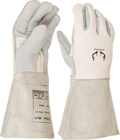 Weldas Gloves for Work Welding Leather 1pcs