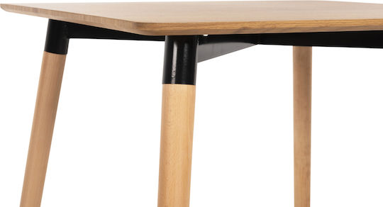 Minimal Square Table Kitchen Wooden 73x73x74cm